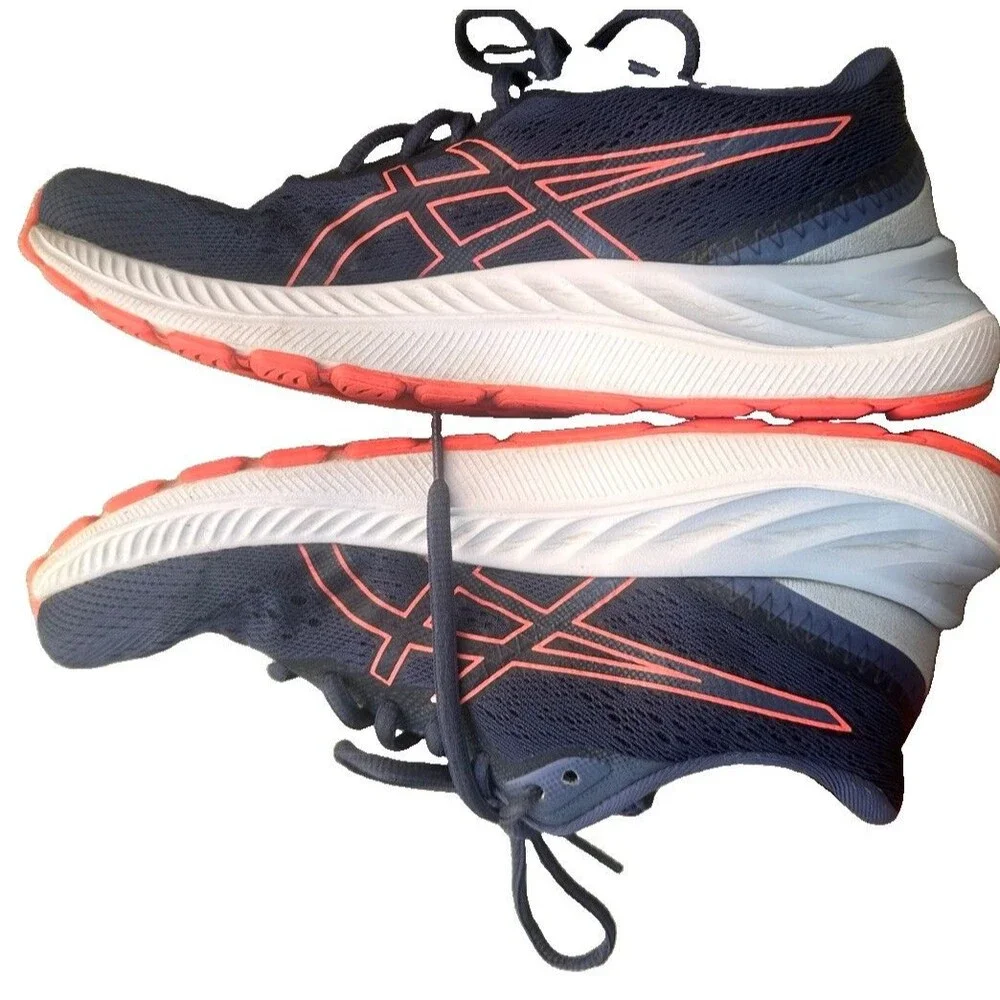 ASICS Gel Excite 8 Women’s Size 7 Thunder Blue Blazing Coral Running Shoes